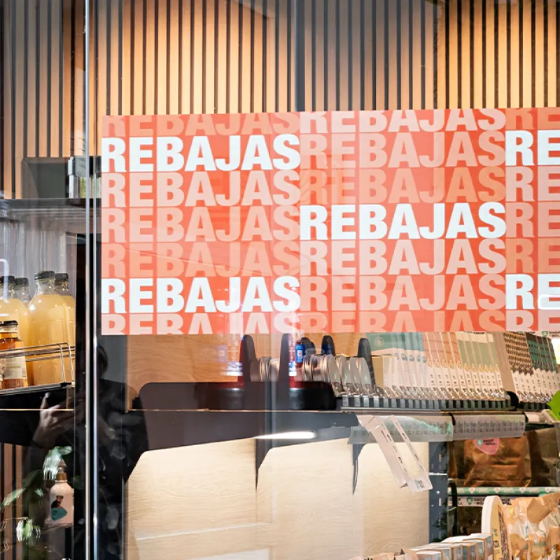 Vinilo  Espejado "Rebajas" 600x450mm 4